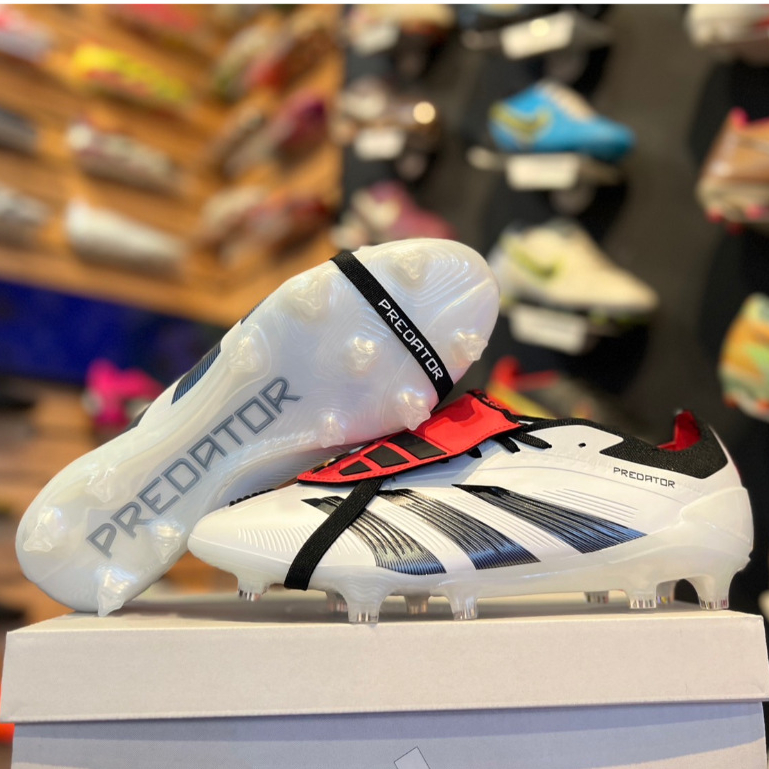 รองเท้า สตั๊ด อดิดาส พรีเดเตอร์ Predator 2024 ใหม่สุด ถ่ายจากสินค้าจริง ใส่ไม่ได้เปลี่ยนได้ แถมถุงผ้า + ดันทรง + กล่อง