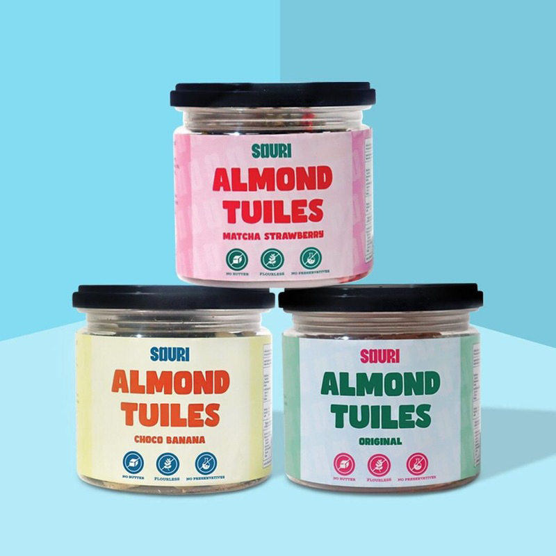 🧃SOURI : ✨Almond Tuiles  อัลมอนด์ตูเล่กรุบกรอบ