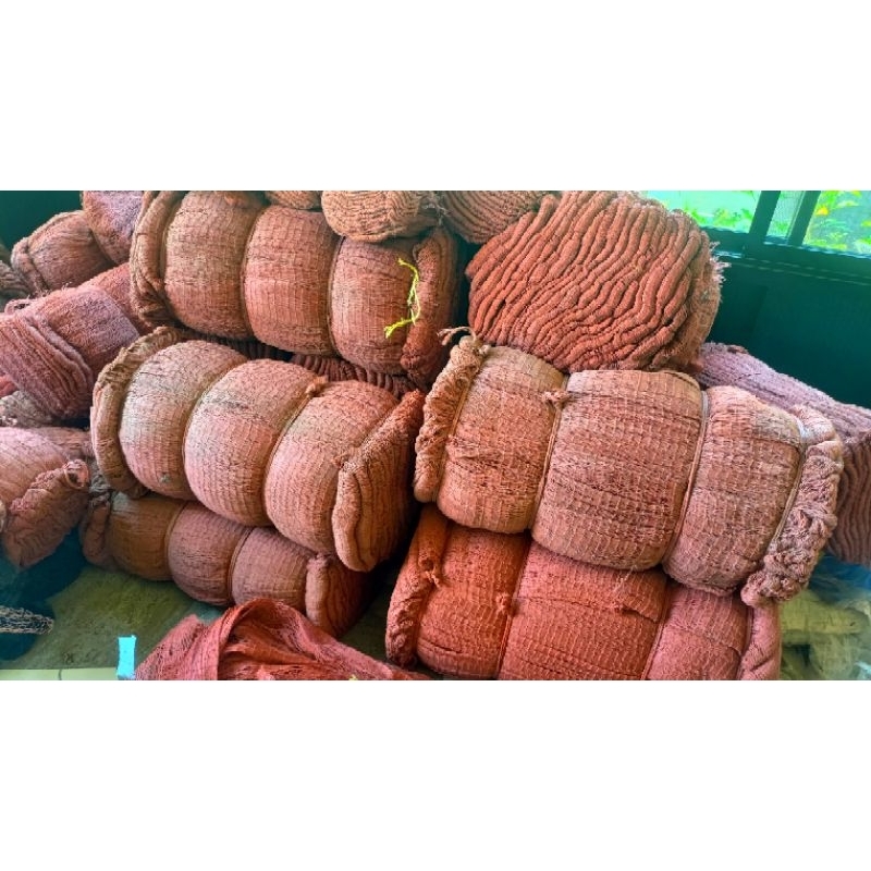 อวนโปลีแดงตานิ้ว สภาพ 95% เนื้อเหนียวสวย ทำแห ลากปลา ทำกะชัง รอมคอก แบ่งขายเป็นกก.เลือกความยาวได้ - รูปที่ 2