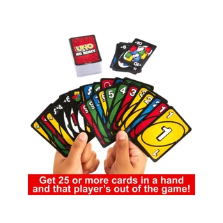 [ของแท้] UNO Show EM No Mercy/ UNO Show EM No Mercy Expansion Pack Board Game
