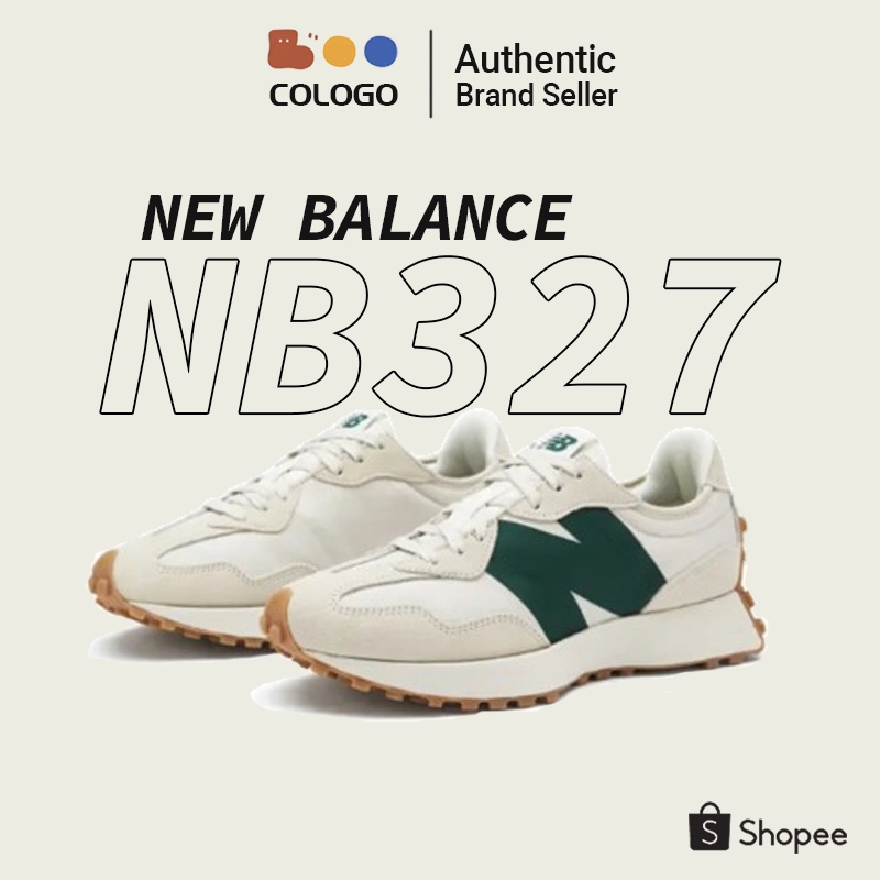 NEW BALANCE 327 NB327 MS327 new balance MS327HR1 รองเท้าผ้าใบ Timberwolf Nightwatch Green 💯