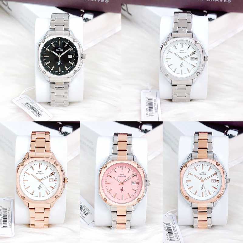 ส่งฟรี‼️ของแท้💯นาฬิกา PARIS POLO CLUB PPC-231208