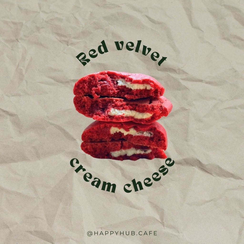 Red velvet cream cheese soft cookies