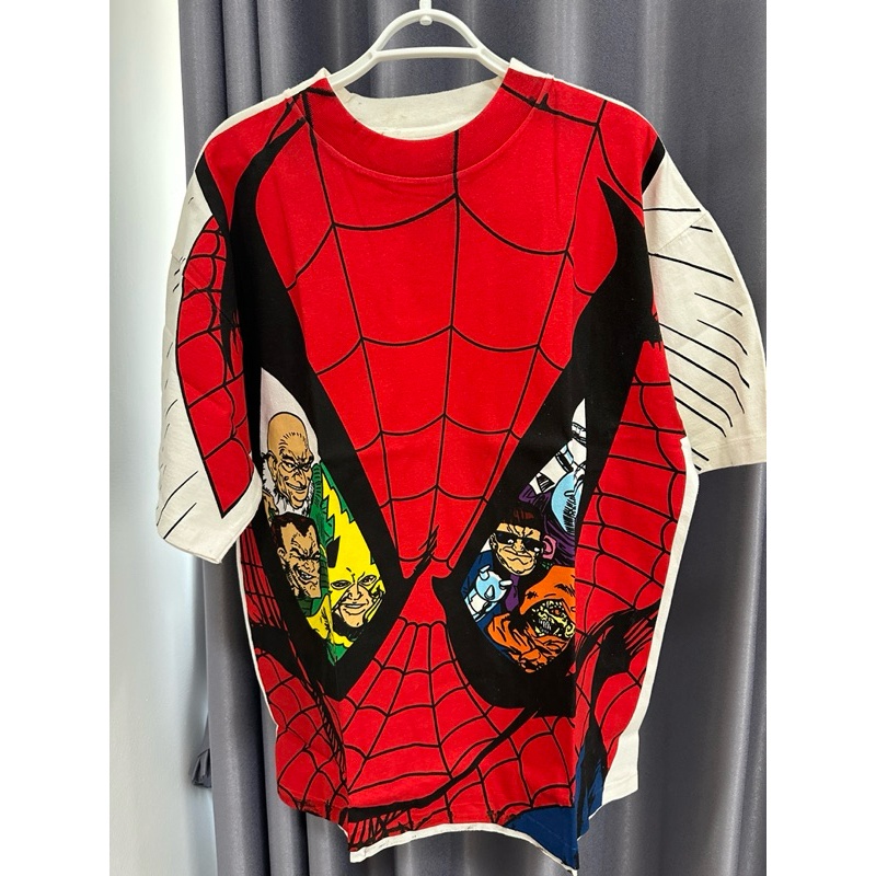 เสื้อยืด บล็อกสกรีน SPIDER MAN (Bootleg) Tag Hiptrack (Size L)