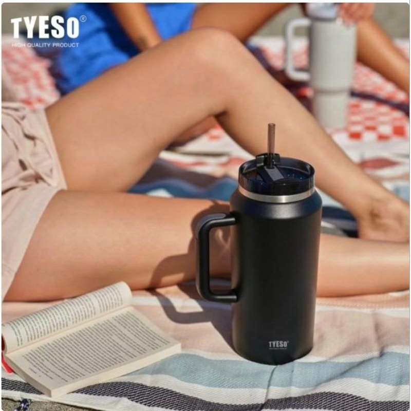 กระบอกแทงค์สแตนเลส Tyeso 64oz. เก็บความเย็นยาวนาน