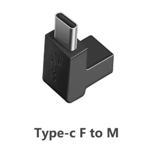 U-รูปมุม90องศา USB 3.1ประเภท C ชาย-หญิง-OTG Converter Adapter สำหรับ Huawei xiaomi อะแดปเตอร์แปลง Coupler