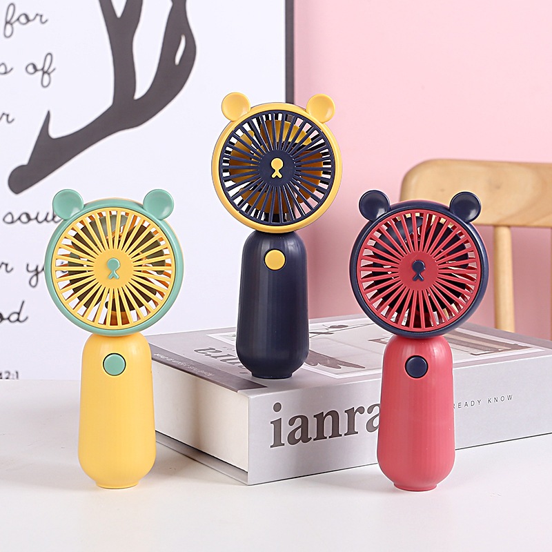 ส่งจากไทย🚚 mini Fan พัดลม มือถือ ตั้งโต๊ะได้  พกพากลางแจ้งพร้อม พัดลมเด็ก ใช้สายUSB สะดวกใช้งานกว่า ลมแรง