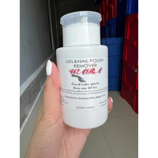 น้ำยาล้างเล็บเจล wara gel nail polish remover150mlถอดเล็บเจล,pvc,อคิลิค,โพลี่เจล น้ำยาถอดสีเจล