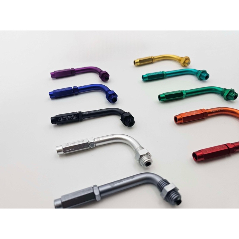 ข้องอประกับมอเตอร์ไซค์ อลูมิเนียม มี 10 สีให้เลือกค่ะ (ราคาต่อ 1 ชิ้น) - รูปที่ 2