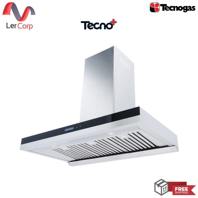 Tecno เครื่องดูดควันติดผนัง TNP HD 90-N3 สีดำ ขนาด 90 ซม. 1800 m³/h