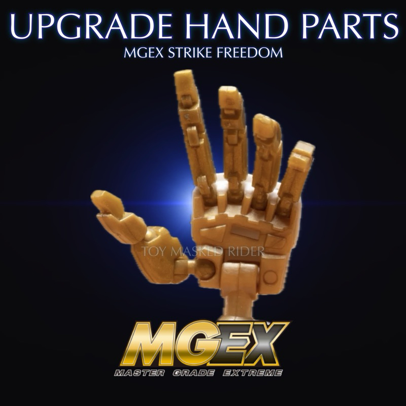 🟨UPGRADE  HAND MGEX STRIKE FREEDOM แก้ปัฯหานิ้วหลวม ชิ้นส่วนฝ่ามือและหลังมือ(ไม่มีชิ้นส่วนนิ้ว)ใช้นิ้วเดิมในการประกอบ