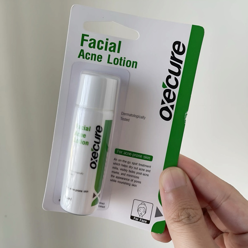 ❎EXP.09/28 | OxeCure Facial Acne Lotion 10 ml. อ๊อกซีเคียว โลชั่นแต้มสิว ลดการอักเสบของสิว