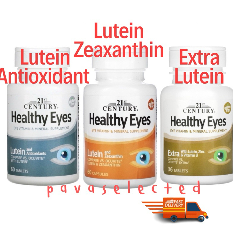 21st Century, Healthy Eyes, Lutein &amp; Zeaxanthin, Antioxidant