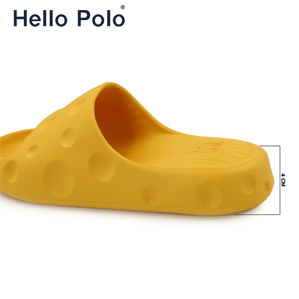 Hello Polo รองเท้าแตะผู้หญิง กันลื่น ลําลอง รองเท้านิ่มเหมือนเหยียบขี้ 4CM  พื้นหนา เพิ่มความสูง แฟชั่นเมื่อออกนอกHP8018