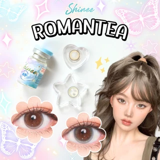 🔥 คอนแทคเลนส์ ✨ขนาดมินิ✨Brown/Gray✨ Romantea (Shinee)