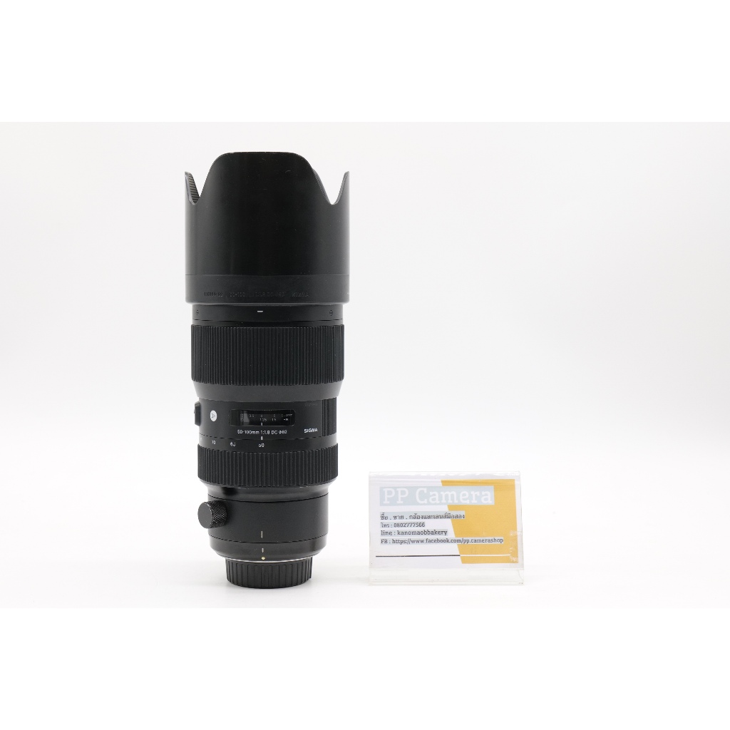 เลนส์ Sigma 50-100mm f/1.8 DC HSM (A) - Nikon [มือสอง]