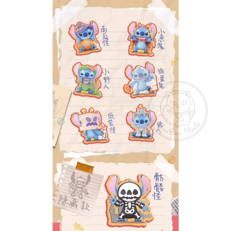 พร้อมส่ง✨TOPTOY Disney Stitch Weird Diary series blind box set รูปที่ 2