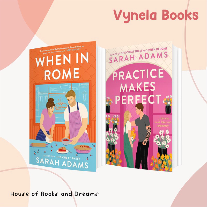 VYNELA (หนังสือภาษาอังกฤษ) WHEN IN ROME / PRACTICE MAKES PERFECT (WHEN IN ROME #1-2) — SARAH ADAMS