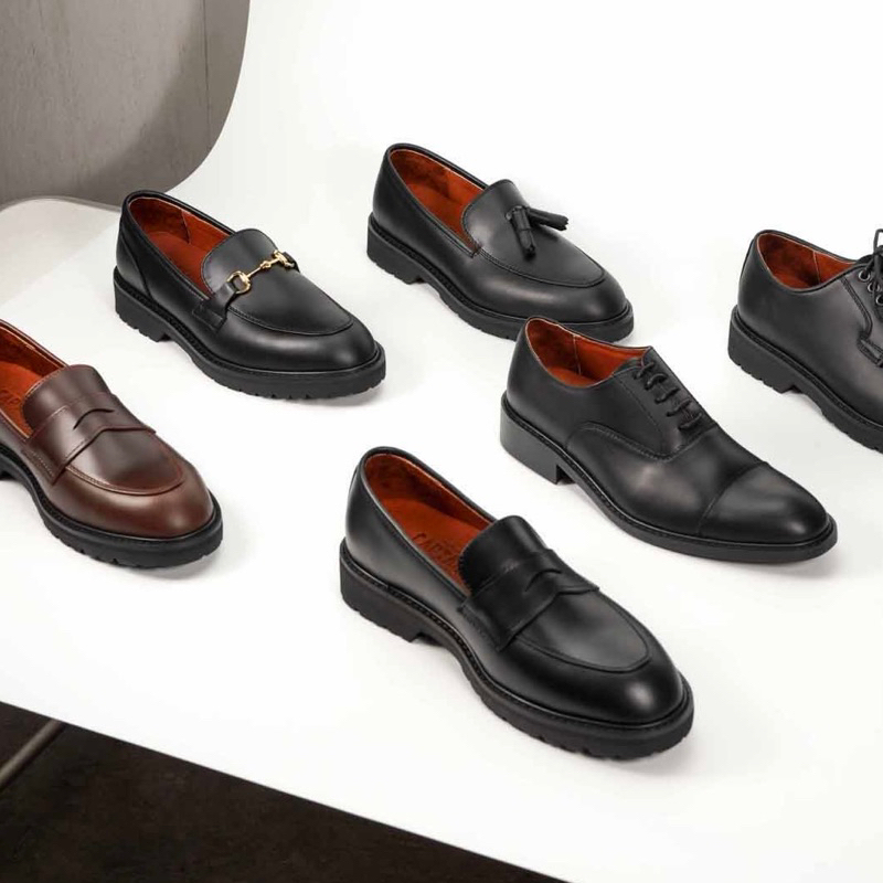 CAPTAIN LEATHER รองเท้าหนังแท้โลฟเฟอร์และรองเท้าทรงทางการ