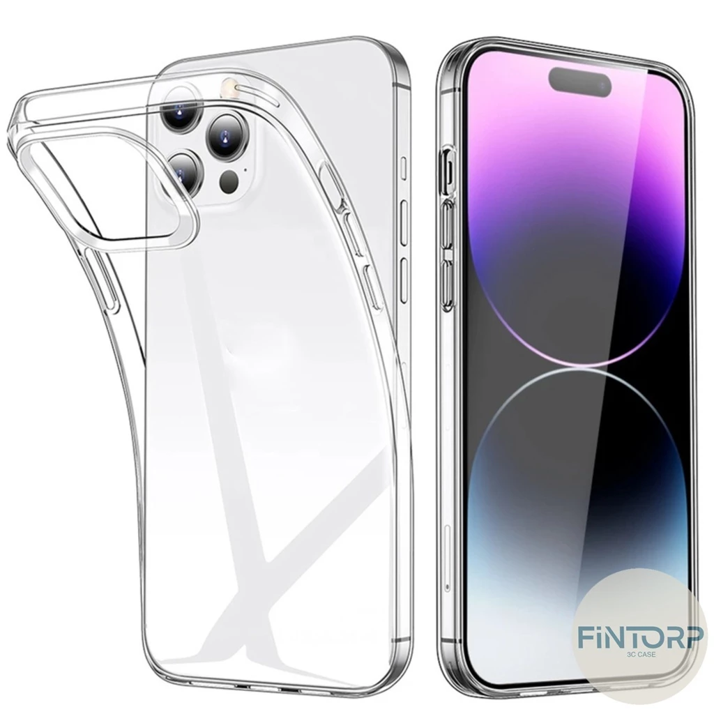 แฟชั่น บางเฉียบ เคสใสสำหรับ iPhone 13 12 11 14 15 16 17 Pro XS Max XR X 8 7 Plus SE อ่อนนุ่ม TPU ซิลิโคนโปร่งใสปกหลัง
