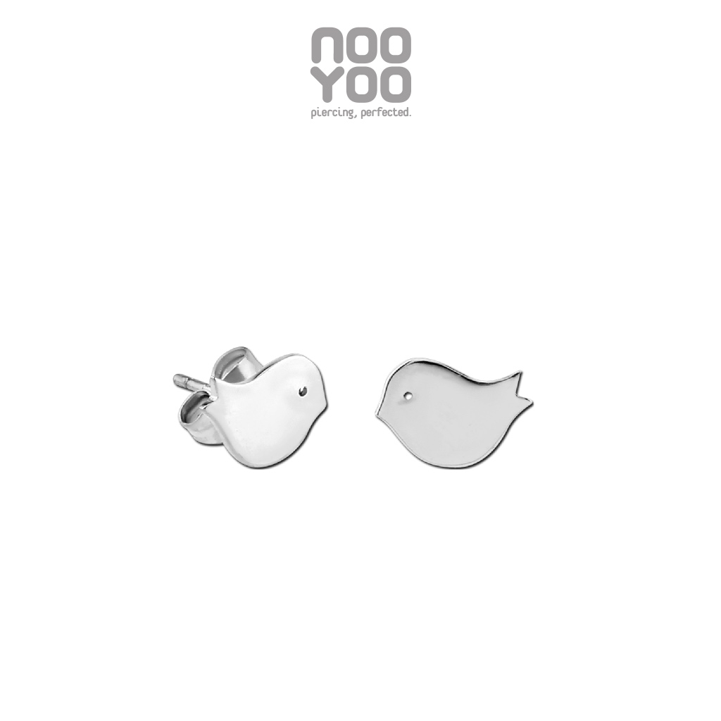 NooYoo ต่างหูสำหรับผิวแพ้ง่าย CHICK Surgical Steel