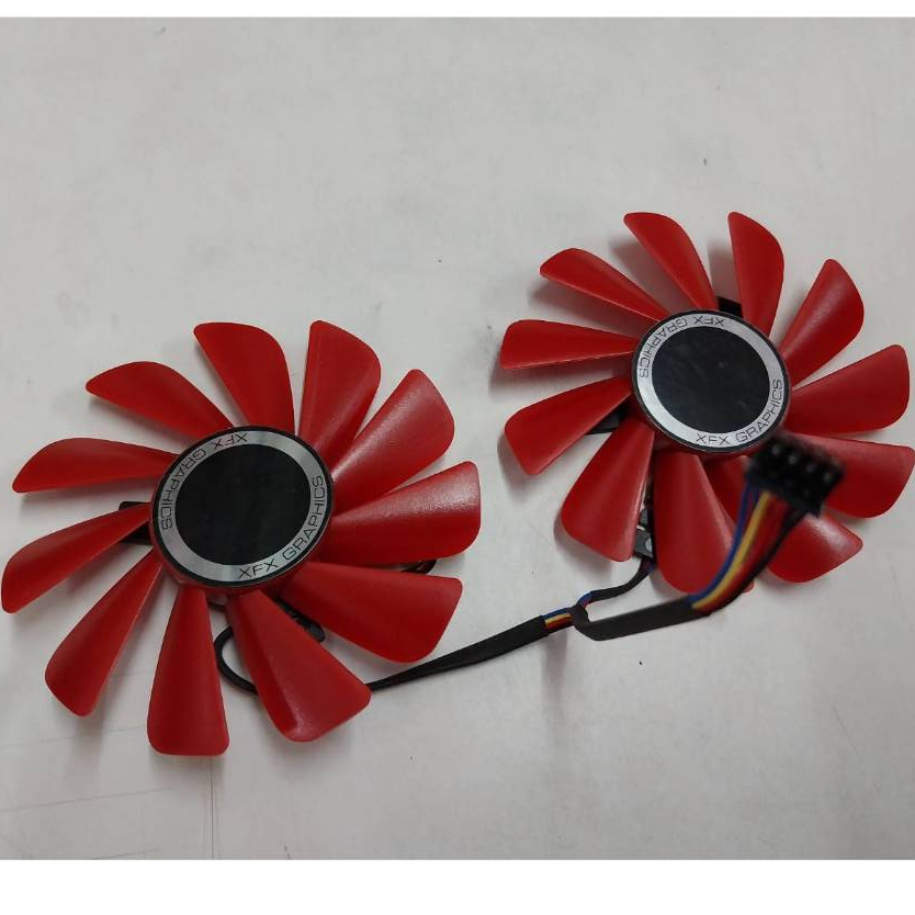 พัดลมการ์ดจอXFX470 570 480 4G RX560 RX470D