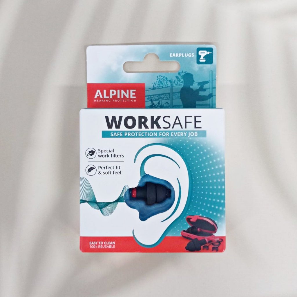 [Alpine®] Worksafe Protection Earplugs For Every Job, Black ที่อุดหูลดเสียงรบกวน สำหรับการทำงาน 23dB