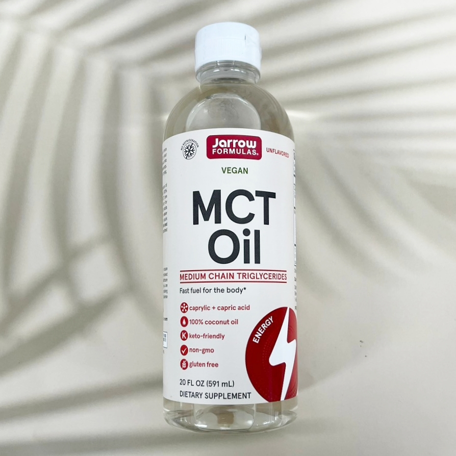 [Jarrow Formulas®] MCT Oil Unflavored 591 ml น้ำมันมะพร้าวสกัด