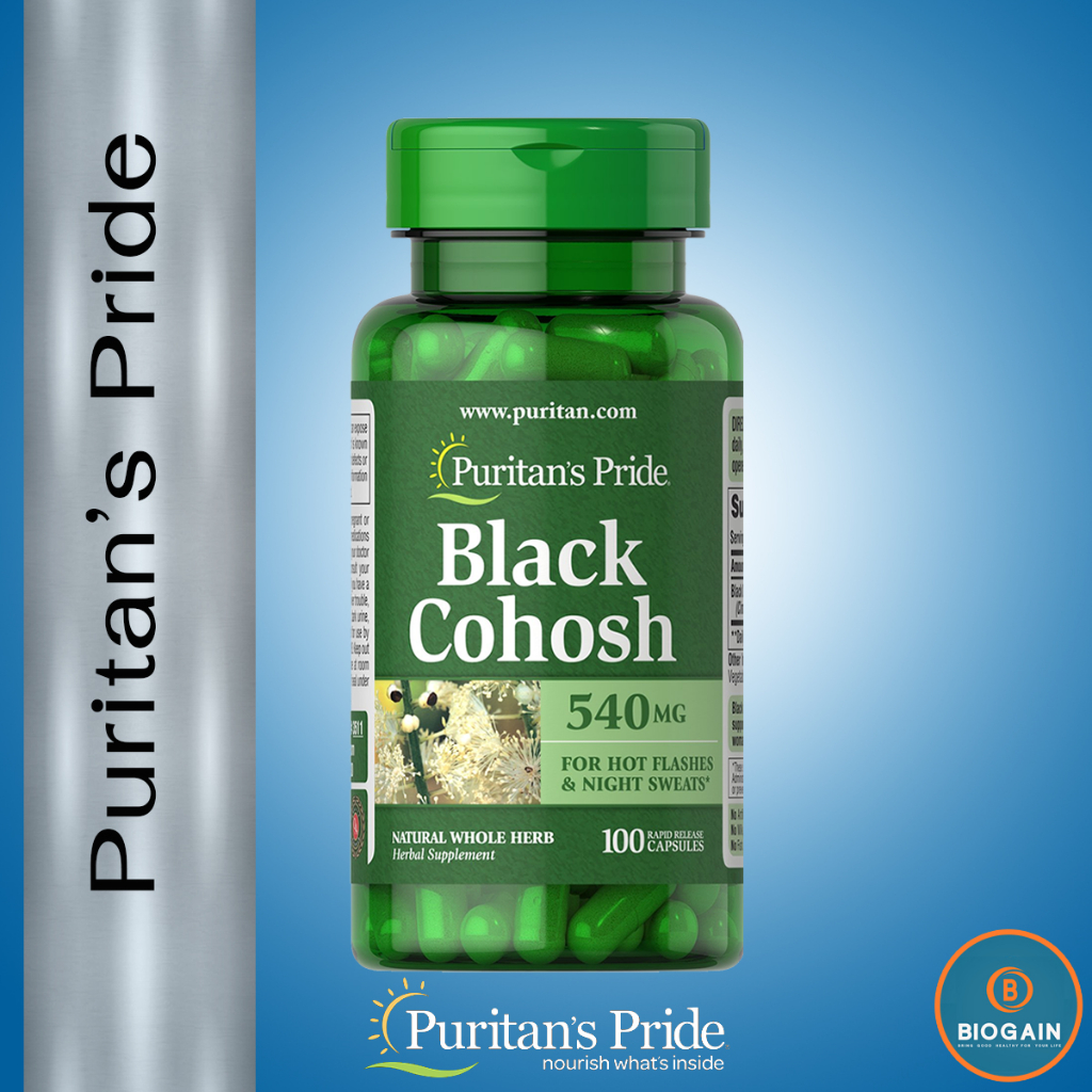 Puritan’s Pride Black Cohosh 540 mg / 100 Capsules