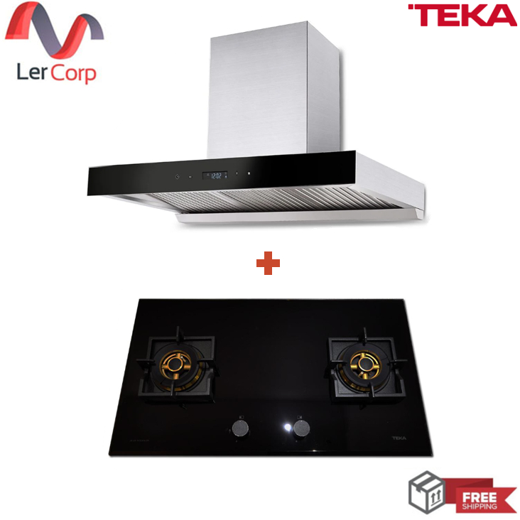 (Teka) ชุดเตาฝังพร้อมเครื่องดูดควัน รุ่น DHW 90 TO+GB LUK78 2G ขนาด 90 ซม.