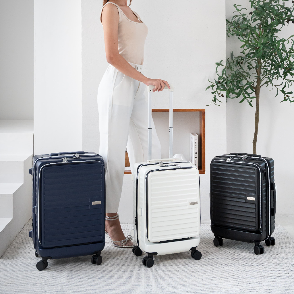 Legend Walker Malibu 5208 กระเป๋าเดินทาง ขยายข้าง ล็อคล้อได้ เปิดหน้าได้ ล้อคู่มาตรฐาน ขนาด 15, 20, 22, 29 นิ้ว