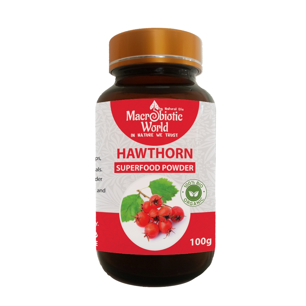 Organic/Bio HAWTHORN Powder 100g