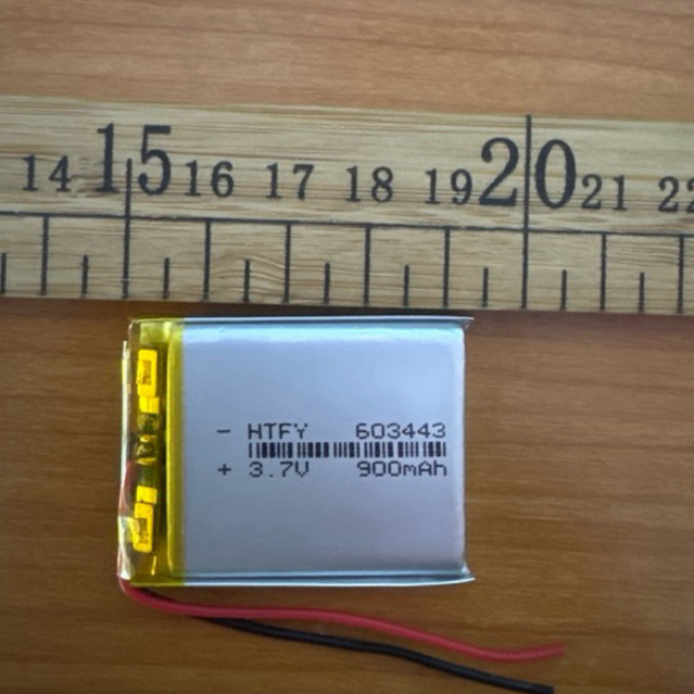 แบตเตอรี่3.7v 900mah(มี3ขนาดไห้เลือก)