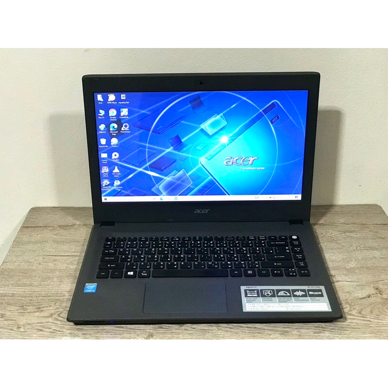 ขาย โน๊ตบุ๊ค Acer Aspire E5-473 intel Core i3-4005U CPU 1.70 GHz RAM 4 GB HDD 1TB