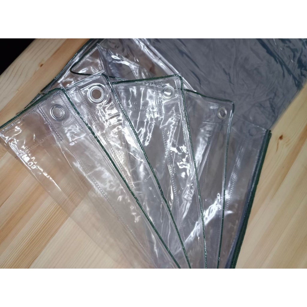 ผ้าใบใส พลาสติก ไวนิล PVC ผ้าใบใส มีตราไก่ สำหรับ ทำกันสาด หลังคา กันน้ำ