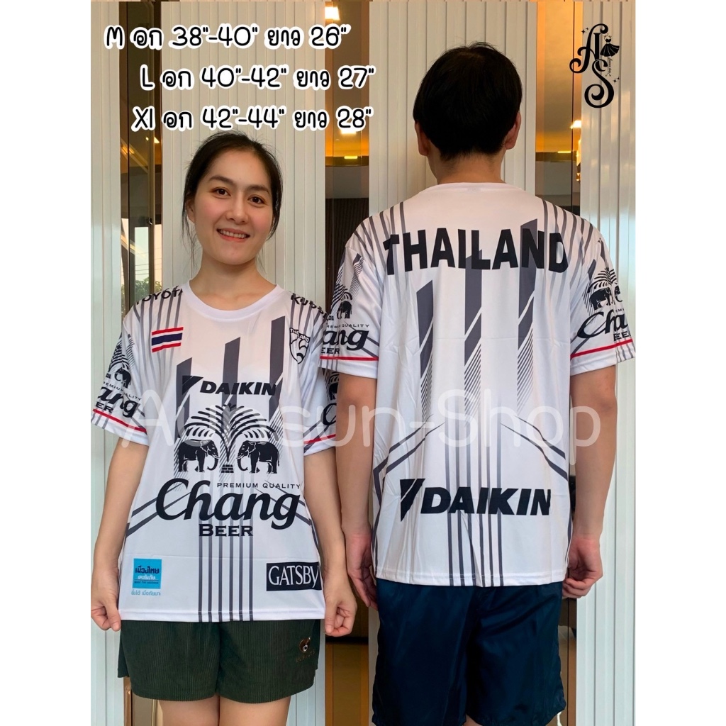เสื้อยืดคอกลม ผ้าไมโคร เหมือนผ้ากีฬา ใส่สบาย ระบายอากาศได้ดี พิมพ์ลายทั้งตัว สีสวยสดใส พร้อมส่งจากไทย