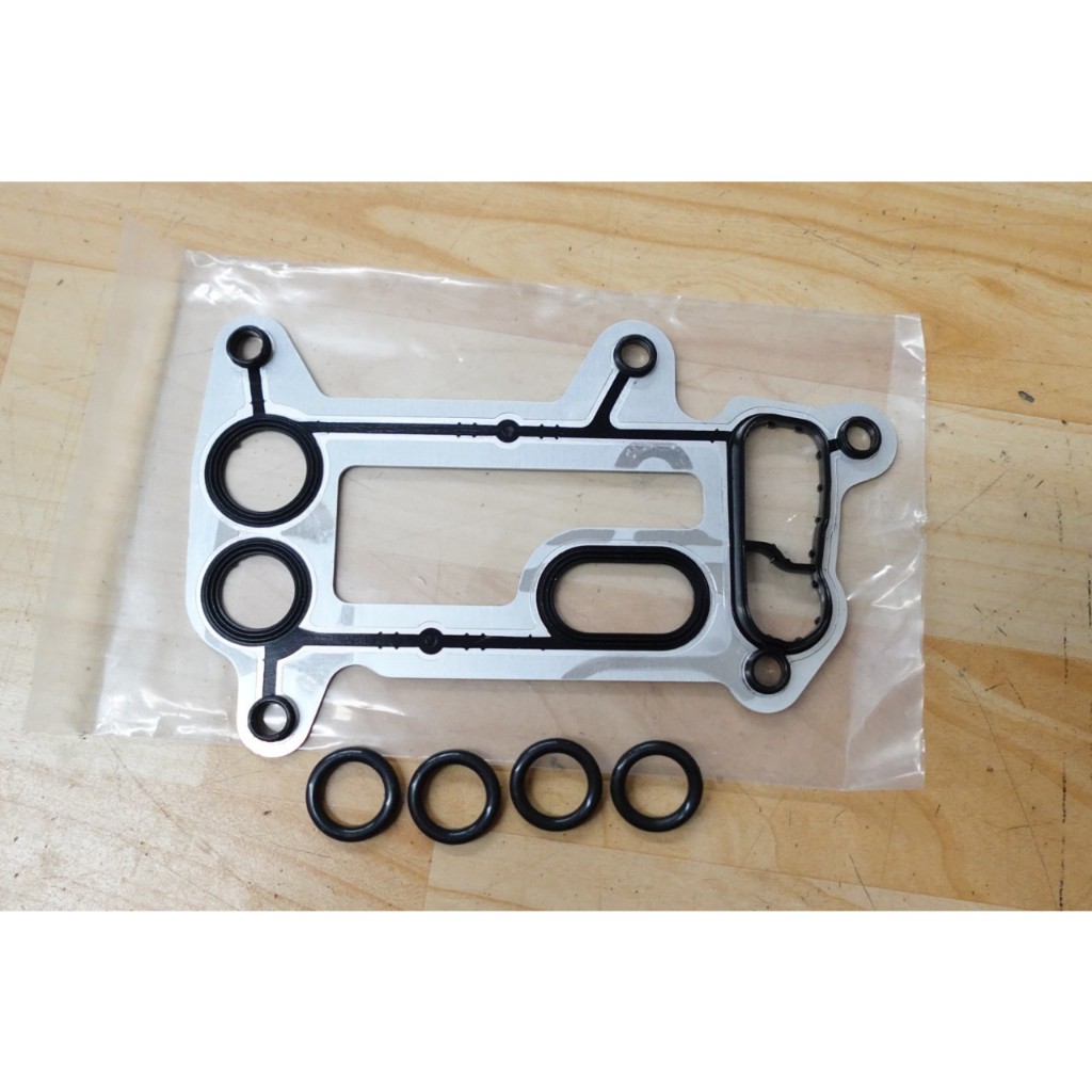 ปะเก็นออยล์คูลเลอร์(Engine Oil Cooler Gasket) BMW Series 1 E81/E82/E87 120d , Series 3 E90 320d เครื