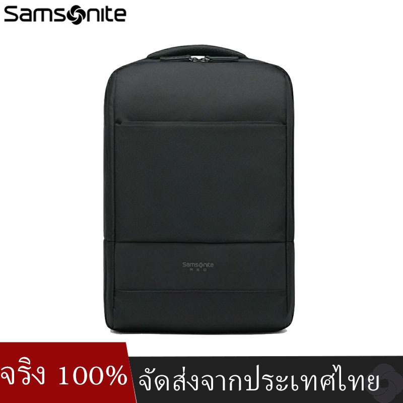 Samsonite backpack BU1 Fashion Business ความจุสูง กระเป๋าแล็ปท็อป กระเป๋าเป้สะพายหลัง