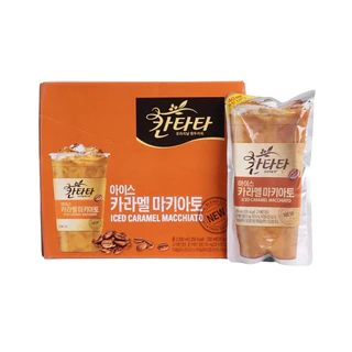 พร้อมส่ง ! [1แพ็ค มี 10ซอง] เครื่องดื่มกาแฟพร้อมทาน Cantata Original Blend Coffee 칸타타 아메리카노 커피