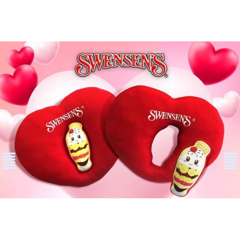 [พร้อมส่ง] หมอนอิง swensens สเวนเซ่นส์ swensen หัวใจ ไอติม ไอศกรีม หอคอย วาเลนไทน์