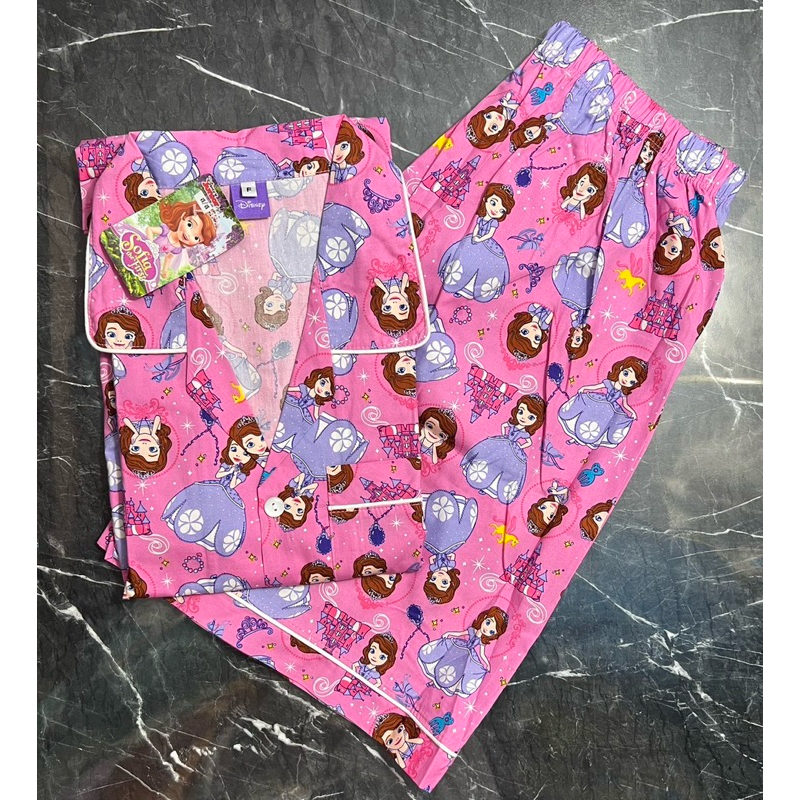 ชุดนอน ลาย SOFIA มีอก42-46ผ้าคอตตอลเชิ้ต (รอบอก42-46นิ้ว) ลิขสิทธิ์แท้ - รูปที่ 6