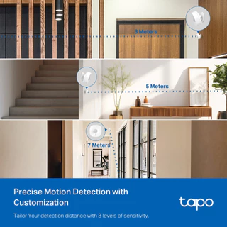Tp-Link Tapo T100 Smart Motion Sensor เซนเซอร์ตรวจจับความเคลื่อนไหวภายในบ้าน