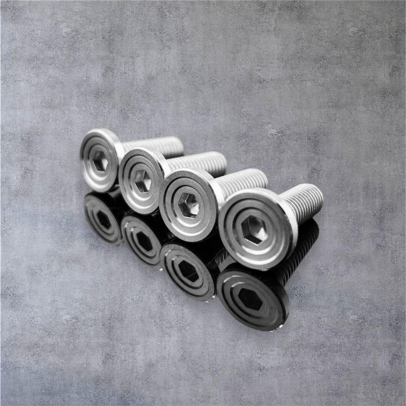 น็อตสเตย์พักเท้าหลัง แดช โซนิค น็อตพักเท้าหลัง ทุกปี กลึงมือ 1ชุด4ตัว สแตนเลสแท้ - รูปที่ 2