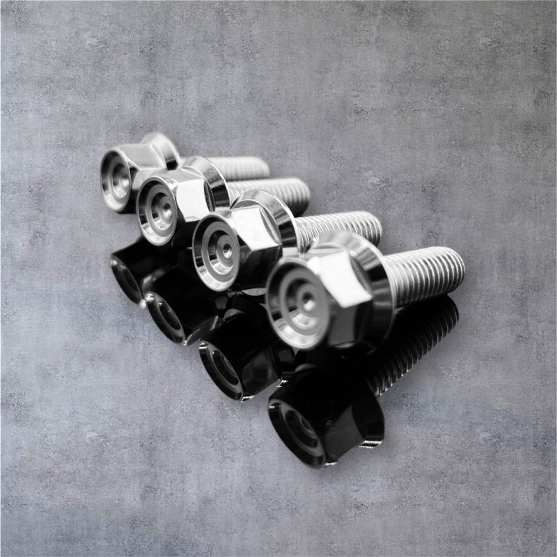 น็อตสเตย์พักเท้าหลัง แดช โซนิค น็อตพักเท้าหลัง ทุกปี กลึงมือ 1ชุด4ตัว สแตนเลสแท้ - รูปที่ 5