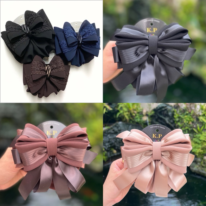 #โบว์ #โบว์ติดผม แฮร์พรีท #โบว์ผูกผม #กิฟติดผม #เนตติดผม#bow#bow snood net#bow