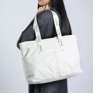 COVE DayTrip Laptop Tote (Defect - ลด 30%) กระเป๋าสะพายข้าง ใส่แลปท็อป 15 นิ้ว ผ้าแคนวาส กัน