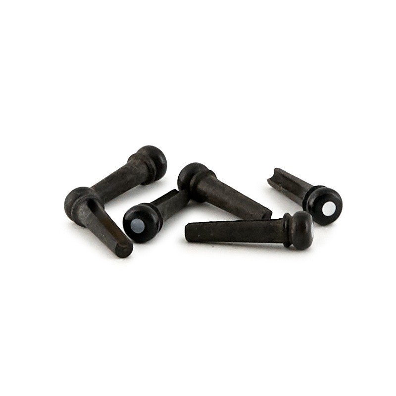 Ebony Bridge Pins 5.3 mm, 3 degree