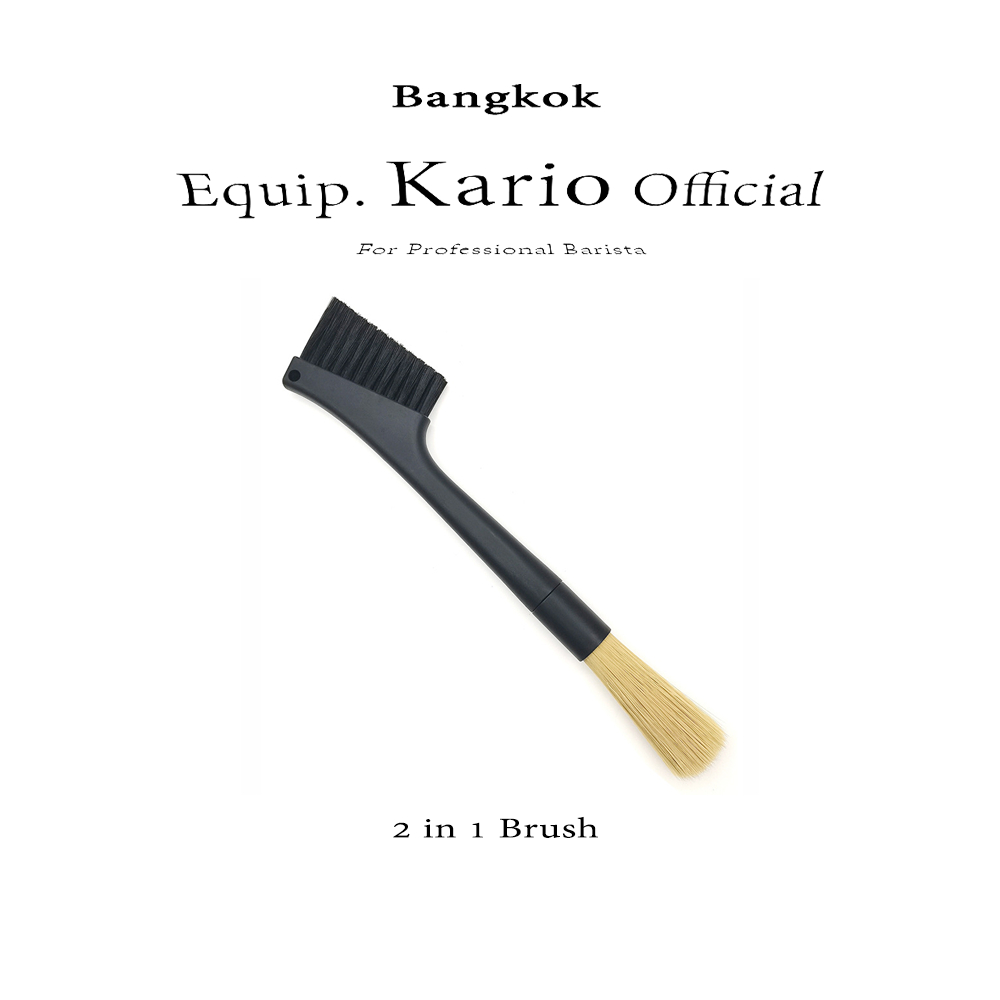จัดส่งทันที | แปรงปัดผงกาแฟ แปรงปัดทำความสะอาดผงกาแฟ coffee brush