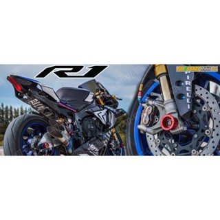 กันล้มล้อหน้า & ล้อหลัง Yamaha R1 , R1M  [ แบบปากแตร ][ Maxt…