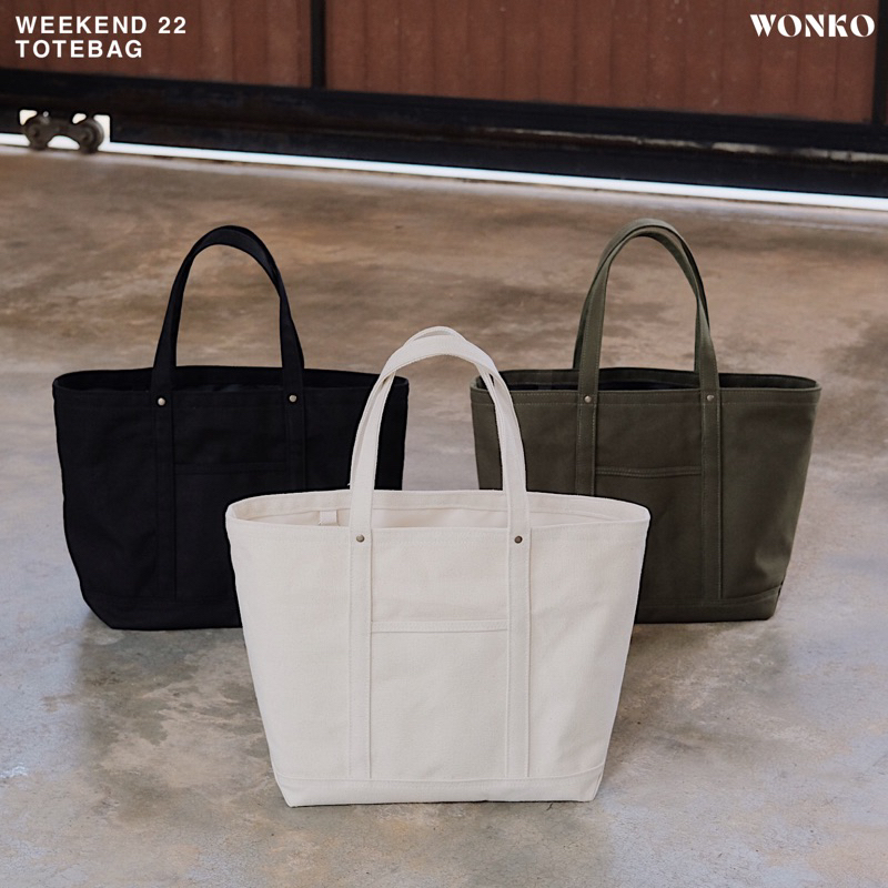 WEEKEND22 TOTEBAG กระเป๋าผ้าแคนวาส